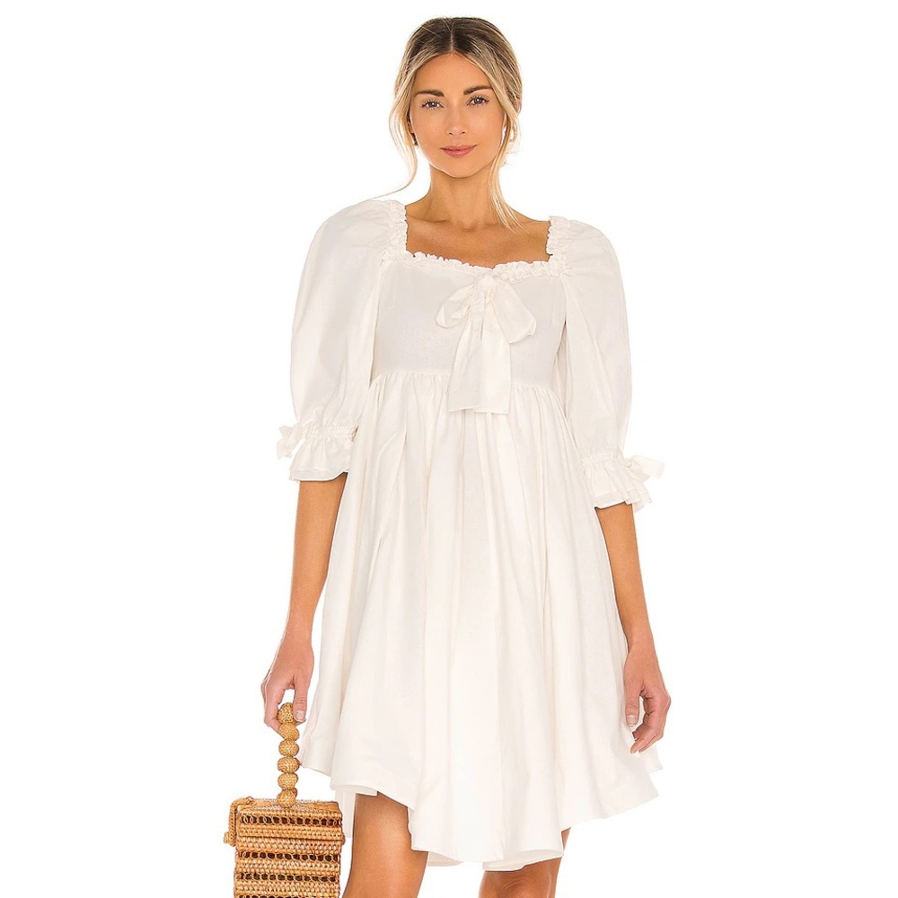 🕊🎂 BNWT Selkie White Shabby Chic Dress - S 🎂🕊